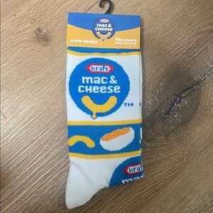 Buy 2, Get 1 FREE! 🎉  Crazy Crew Socks - Kraft Mac & Cheese (Brand New)